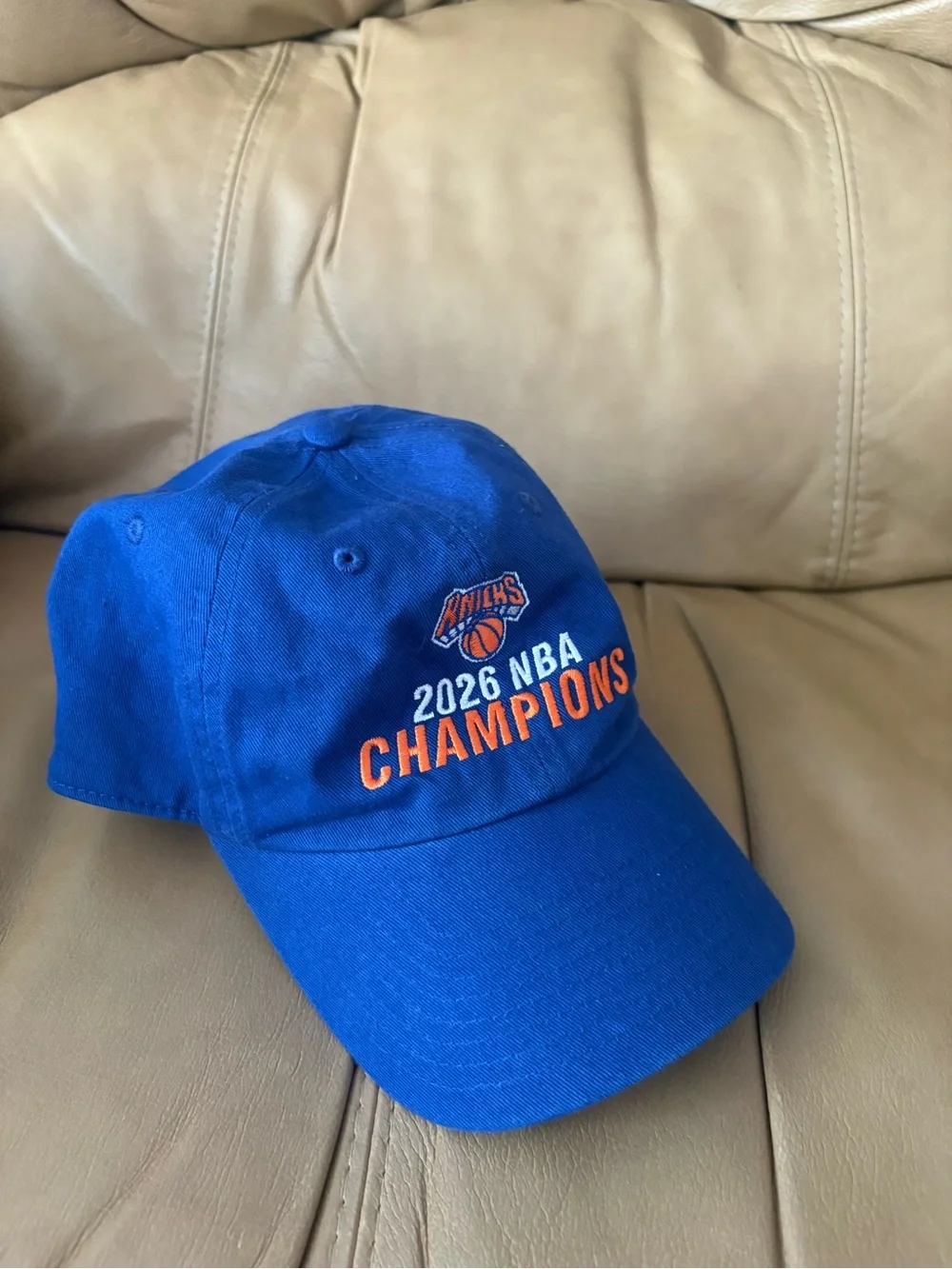 New York Knicks 2026 NBA Champions Blue Hat